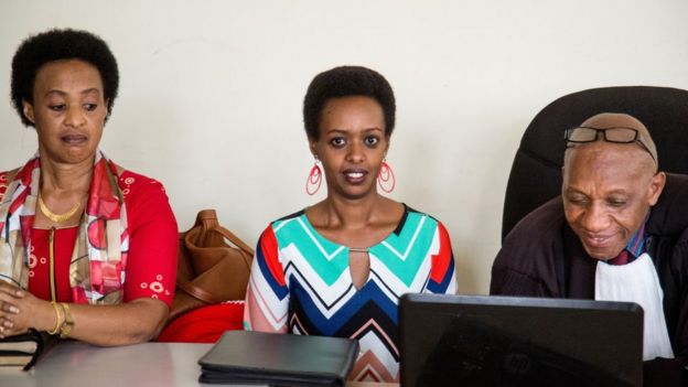 Diane Rwigara na nyima mu rukiko