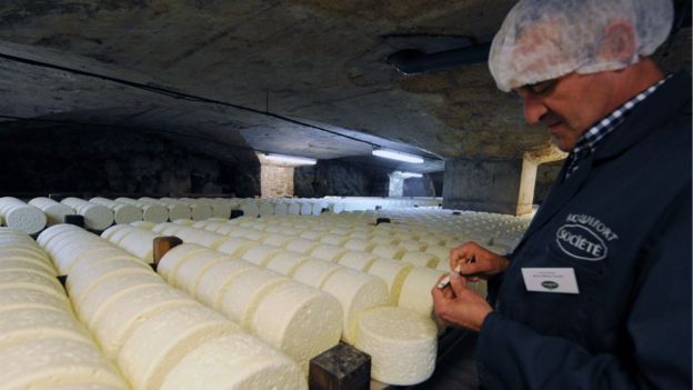 El queso roquefort es uno de los que quiere proteger la Unión Europea.