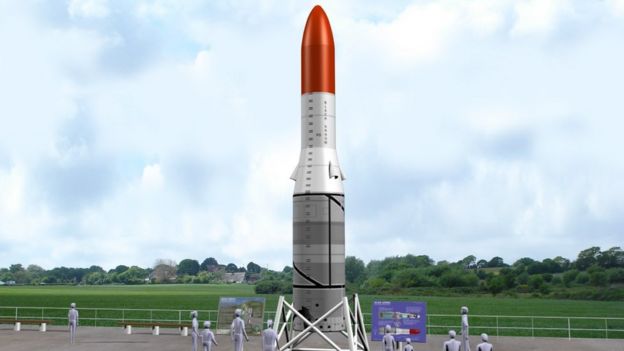 Black Arrow rocket replica under construction - BBC News