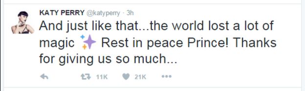 Image result for RiP  tweet about Prince