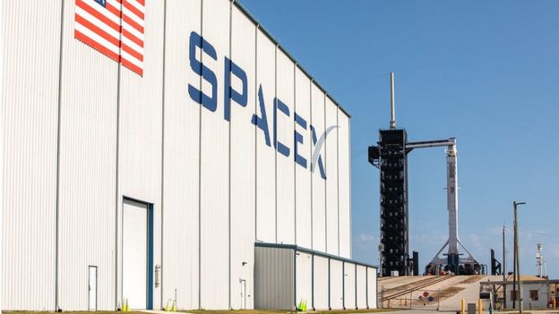 Instalaciones de Space X en Florida.