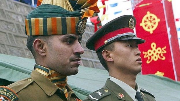 چينی اور بھارتی فوجی