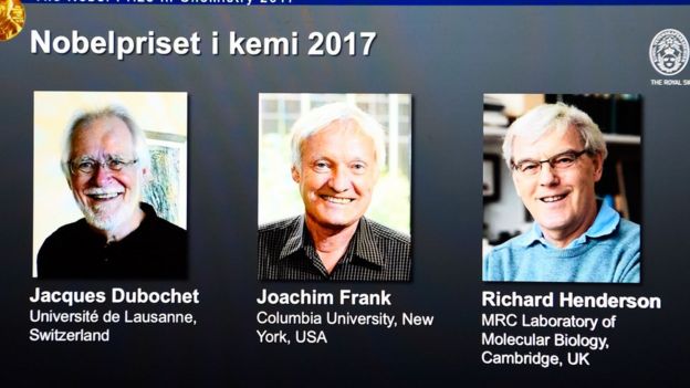 Trío ganador del Nobel