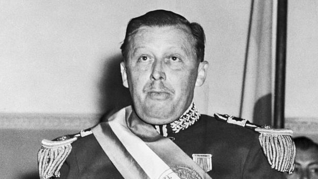 Stroessner en 1954, cuando asumió el poder