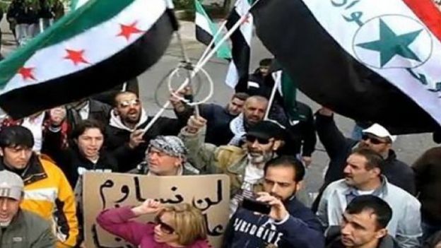گروه‌های جدایی‌طلب اهوازی و مخالفان بشار اسد