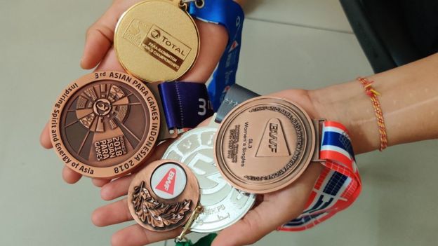 Manasi's medals