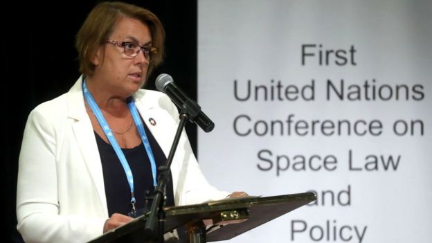 Directora de la Oficina de las Naciones Unidas para Asuntos del Espacio Ultraterrestre (UNOOSA), Simonetta Di Pippo.