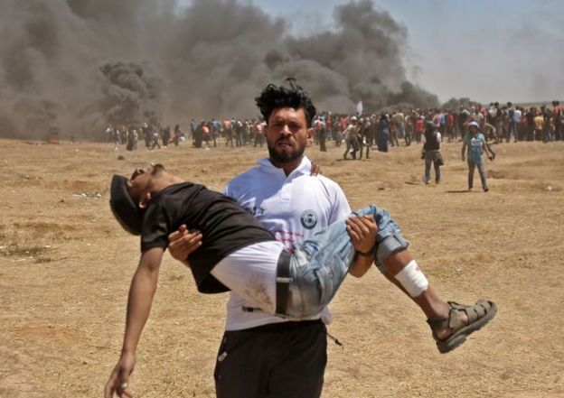 Enfrentamientos En Gaza Al Menos 55 Palestinos Muertos En Choques Con El Ejército De Israel Por