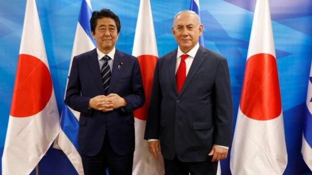 शिंज़ो आबे और बेन्यामिन नेतन्याहू