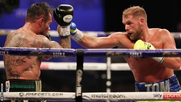 Saunders and Murray were both fighting for the first time since November 2019