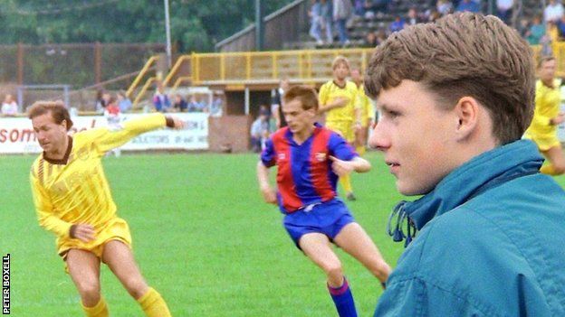Lee Boxell, who went missing in 1988, watching his team Sutton United