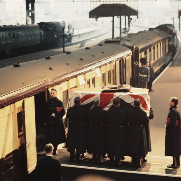 Sir Winston Churchill's funeral plans sell at auction BBC News