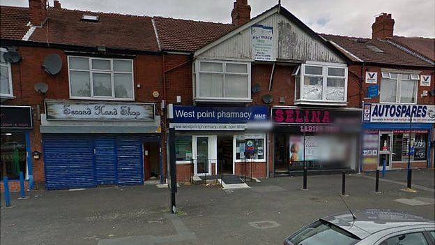 Levenshulme Pharmacy Raid: Brick-wielding Thief Steals Drugs - Bbc News