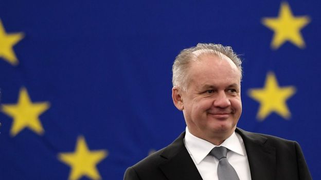 Presidente de Eslovaquia, Andrej Kiska.