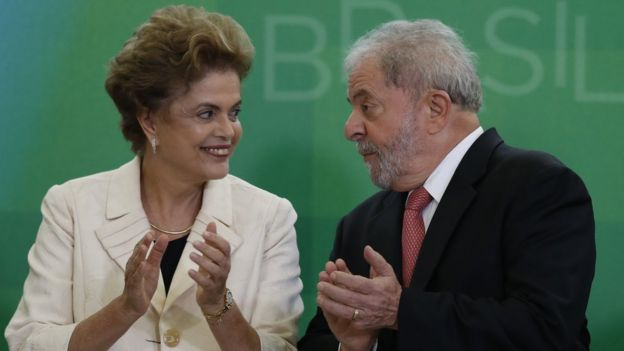 Dilma Rousseff y Luiz Inácio Lula da Silva