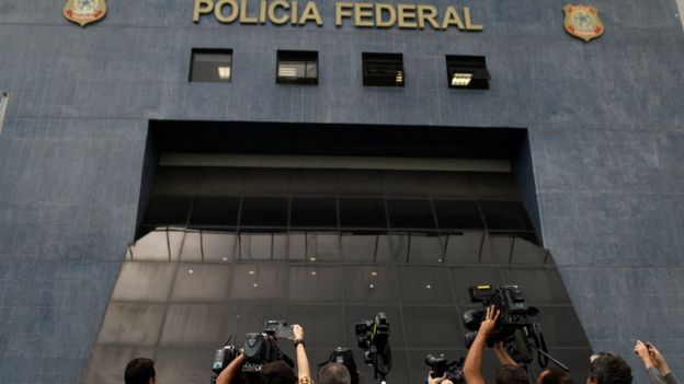 Sede da Polícia Federal em Curitiba