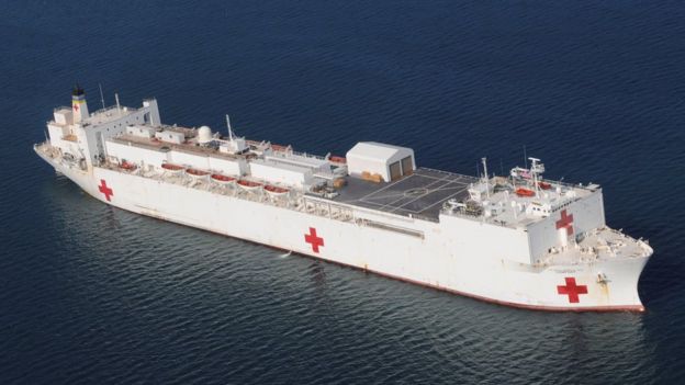 USNS Comfort dự kiến sẽ được gửi tới cảng New York