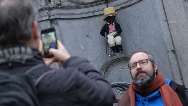 Manneken Pis in Brussels