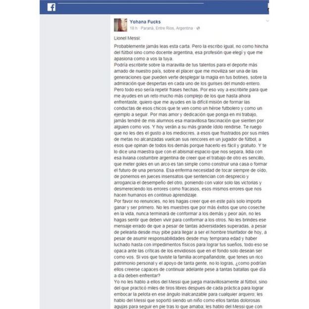 Facebook de Yohana Fucks