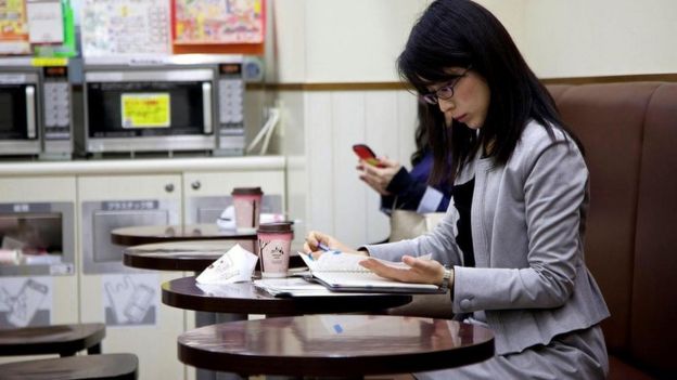 Mujer trabajando