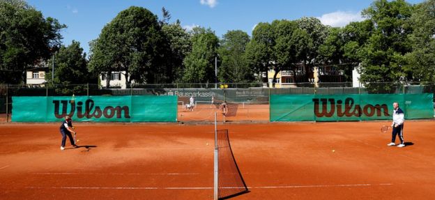 A tennis club in Vienna, Austria