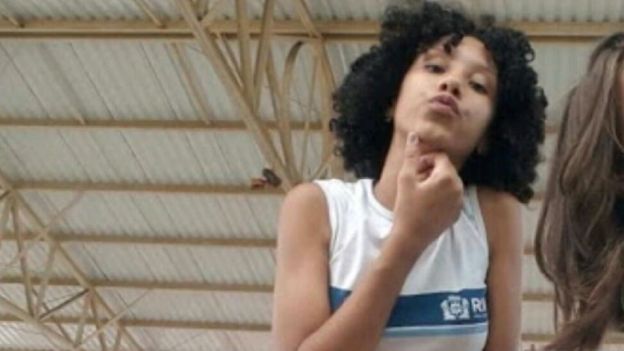 Maria Eduarda, vítima de tiros de fuzil no Rio