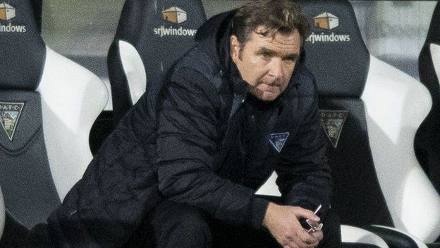 Peter Grant lasted just five months as Dunfermline boss