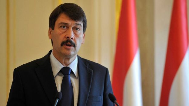 Rais wa Hungary Janos Ader