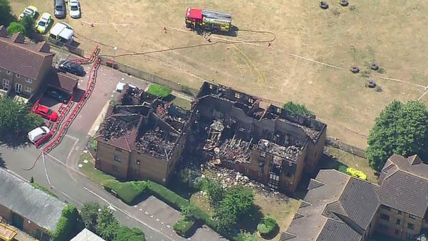 Bedford Flats Explosion Resident Says Belongings Were Stolen - BBC News