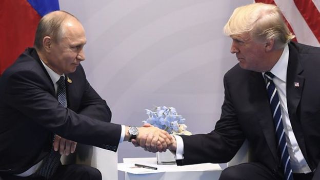 Rais Putin na rais Trump