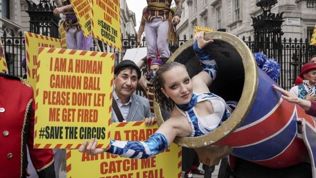 Circuses say they face collapse without government support 2 Circus performers