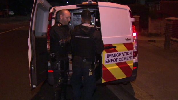 People-smuggling Raids Lead To 11 UK Arrests - BBC News