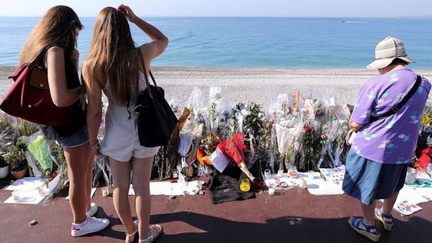 Primeiro aniversário do atentado em Nice