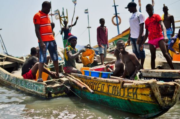 In pictures: Fishing in Sierra Leone - BBC News