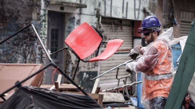 Ação na cracolândia paulistana