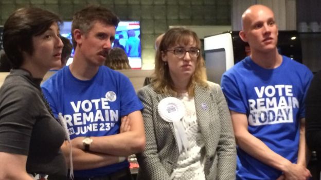 Remain campaigners in Glasgow