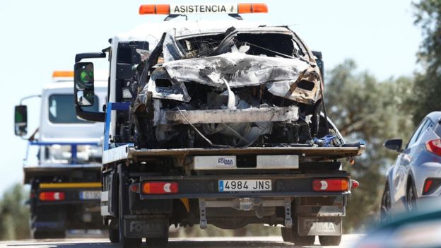 Jose Antonio Reyes Footballer S High Speed Crash Prompts Anger