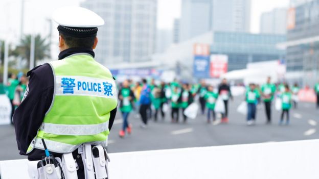 Chinese police officer