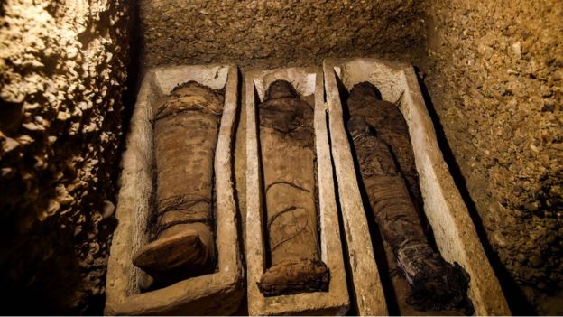 Egypt Mummies New Tombs Found In Minya Bbc News