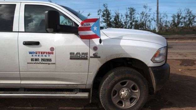 Vehículo de Whitefish en Puerto Rico