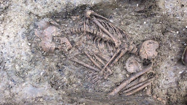 Bronze Age skeleton
