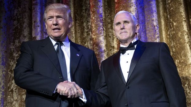 Donald Trump y Mike Pence