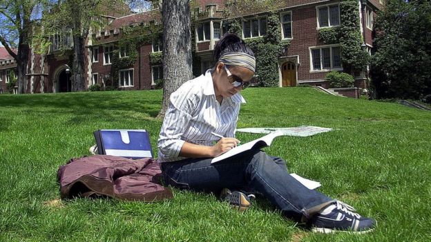 Una estudiante universitaria en Canadá