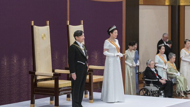 Japan's new emperor Naruhito ascended to the throne on 1 May