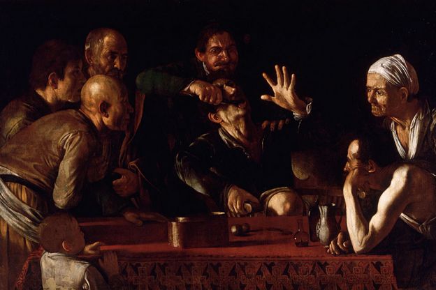El dolor de la sacada de una muela en la obra de Michelangelo Merisi da Caravaggio (1571 - 1610) 