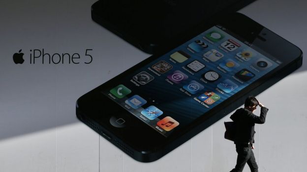 An iPhone 5 advertisement
