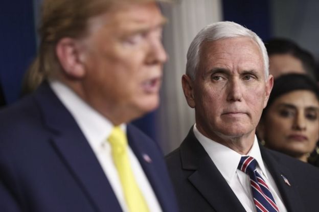 ABD Başkanı Donald Trump ve ABD Başkan Yardımcısı Mike Pence