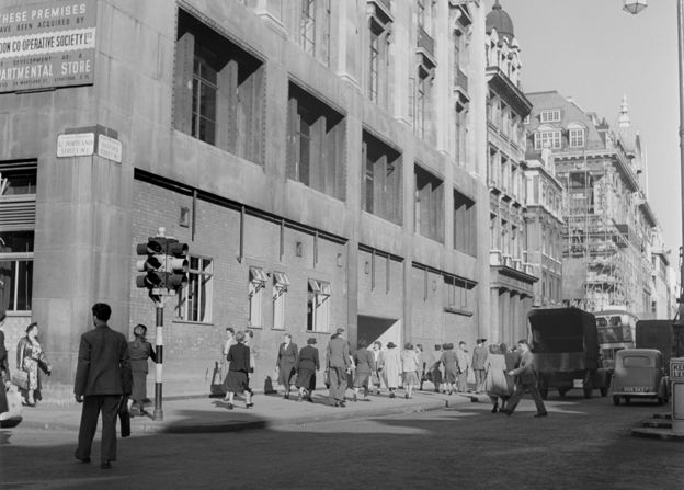 صورة لشارع أكسفورد عام 1949