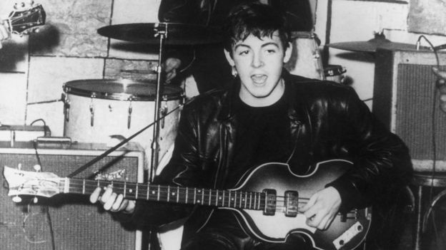 Paul McCartney at The Cavern circa 1960