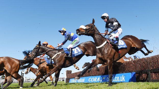 The 2015 Scottish Grand National at Ayr Racecourse